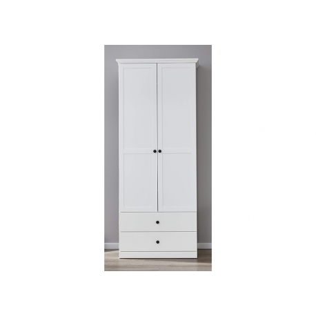 Riidekapp BAXTER valge, 81x41xH200 cm