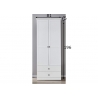 Riidekapp BAXTER valge, 81x41xH200 cm