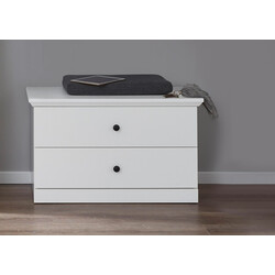 Kapp - pink BAXTER valge, 81x41xH49 cm