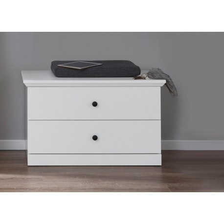 Kapp - pink BAXTER valge, 81x41xH49 cm