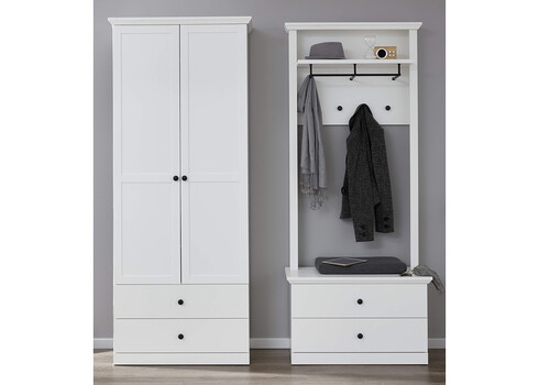 Kapp - pink BAXTER valge, 81x41xH49 cm