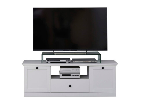 TV-alus BAXTER valge, 139x41xH49 cm LED