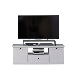 TV-alus BAXTER valge, 139x41xH49 cm LED