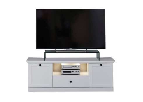 TV-alus BAXTER valge, 139x41xH49 cm LED