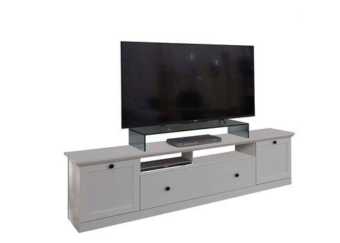 TV-alus BAXTER valge, 177x41xH49 cm LED