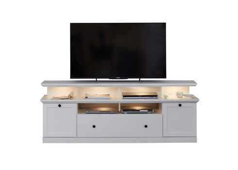 TV-alus BAXTER valge, 177x41xH65 cm LED