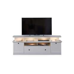 TV-alus BAXTER valge, 177x41xH65 cm LED