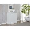 Jalatsikapp BAXTER valge, 81x41xH88 cm