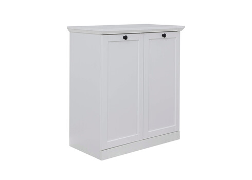 Jalatsikapp BAXTER valge, 81x41xH88 cm