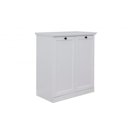 Jalatsikapp BAXTER valge, 81x41xH88 cm