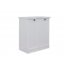 Jalatsikapp BAXTER valge, 81x41xH88 cm