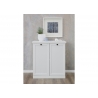 Jalatsikapp BAXTER valge, 81x41xH88 cm