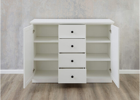 Kummut BAXTER valge, 119x41xH88 cm