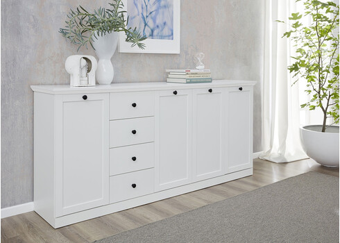 Kummut BAXTER valge, 195x41xH88 cm