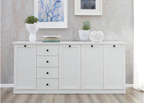 Kummut BAXTER valge, 195x41xH88 cm