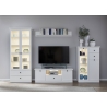 Vitriinkapp BAXTER valge, 81x41xH196 cm
