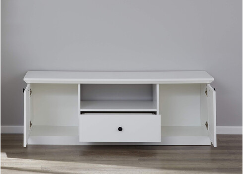 TV-alus BAXTER valge, 139x41xH49 cm LED