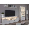 Elutoamööbli komplekt BAXTER valge, 273x41xH196 cm LED