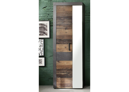 Riidekapp INDY hall, 65x34xH192 cm