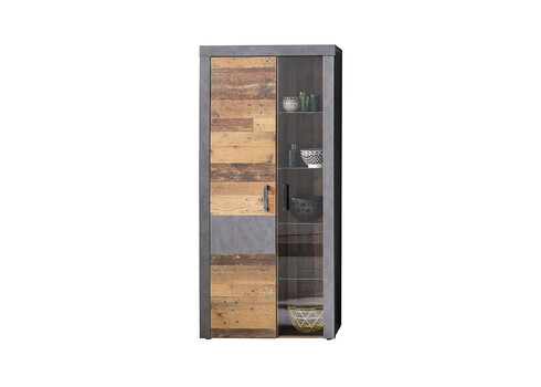 Vitriinkapp INDY hall, 87x34xH189 cm LED