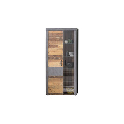 Vitriinkapp INDY hall, 87x34xH189 cm LED