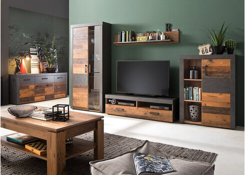 TV-alus + riiul INDY hall, 139x40xH41 cm LED