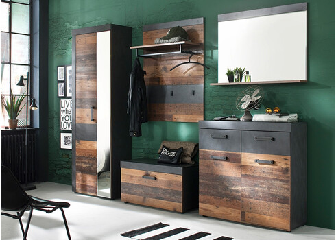 Jalatsikapp INDY hall, 90x34xH89 cm