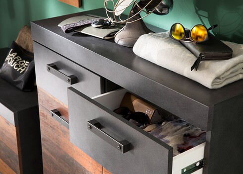 Jalatsikapp INDY hall, 90x34xH89 cm