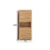 Vannitoakapp AMANDA metsik tamm, 73x31xH190 cm