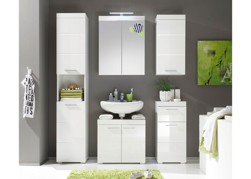 Valamukapp AMANDA valge läige / valge, 60x34xH56 cm