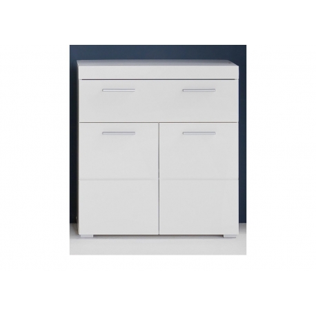 Vannitoakapp AMANDA valge kõrgläige / valge, 73x31xH79 cm