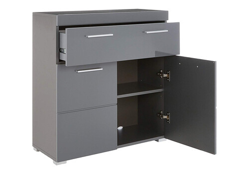 Vannitoakapp AMANDA hall kõrgläige / hall, 73x31xH79 cm