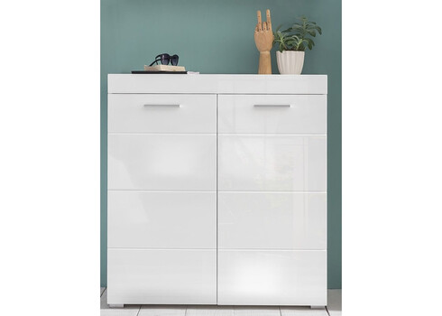 Jalatsikapp AMANDA valge läige / valge, 91x38xH97 cm