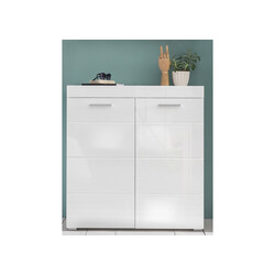 Jalatsikapp AMANDA valge läige / valge, 91x38xH97 cm