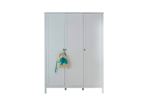 Riidekapp OLE valge, 141x51xH192 cm