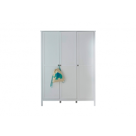 Riidekapp OLE valge, 141x51xH192 cm