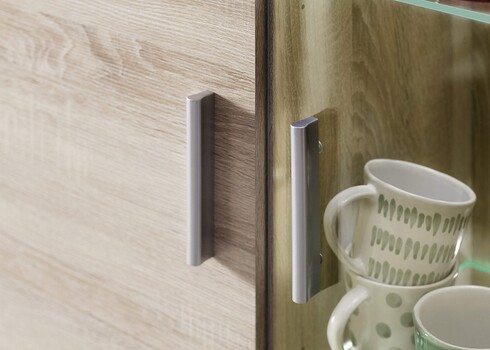 Elutoamööbli komplekt MONDEO tamm, 291x41xH197 cm LED