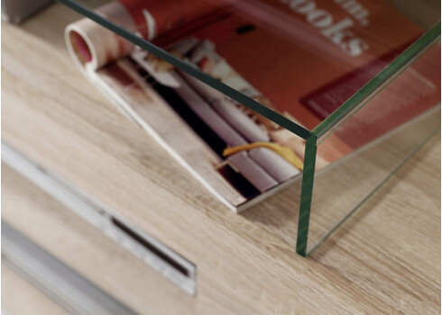 Elutoamööbli komplekt MONDEO tamm, 291x41xH197 cm LED