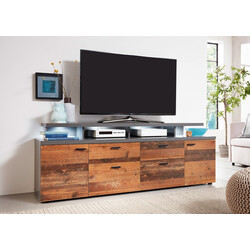 TV-alus MOOD pruun, 180x44xH65 cm LED
