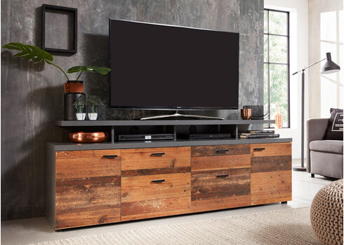 TV-alus MOOD pruun, 180x44xH65 cm LED