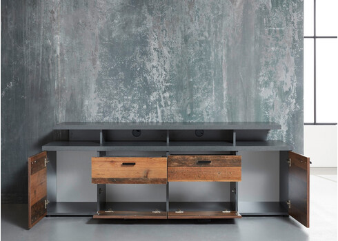 TV-alus MOOD pruun, 180x44xH65 cm LED