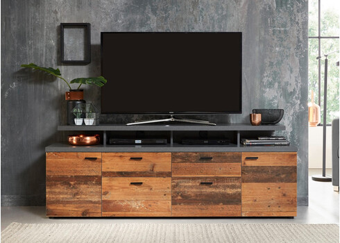 TV-alus MOOD pruun, 180x44xH65 cm LED