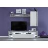 Tv-alus ROCK valge läige / hall, 150x44xH48 cm