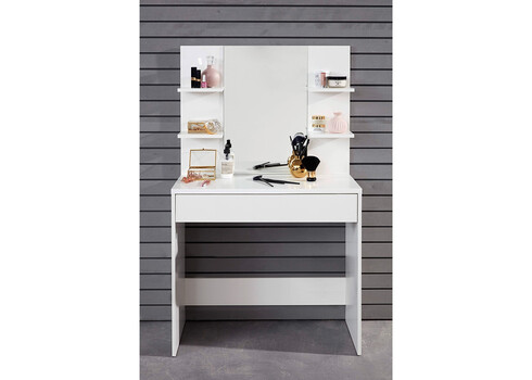 Tualettlaud BASIX valge, 85x40xH141 cm