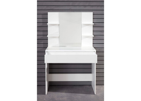 Tualettlaud BASIX valge, 85x40xH141 cm