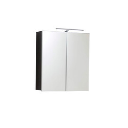 Peegelkapp LINE hall / valge, 60x18xH67 cm LED