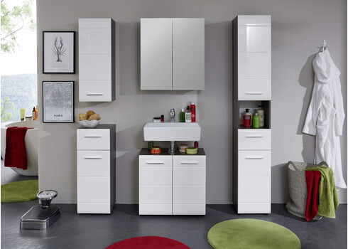 Seinakapp LINE hall / valge, 30x23xH77 cm