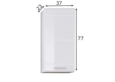 Seinakapp MEZZO valge, 37x23xH77 cm