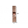 Vannitoakapp MALEA tamm, 37x31xH184 cm
