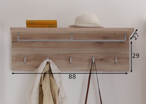 Seinanagi MALEA tamm, 88x27xH29 cm